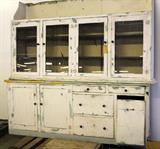American hutch from and old time drug store- has beautiful hints of green patina!