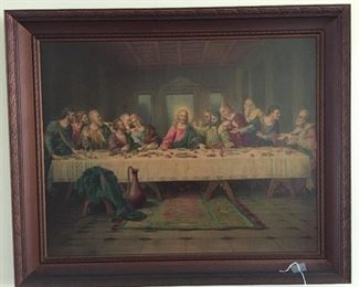 The Last Supper Framed Wall Art