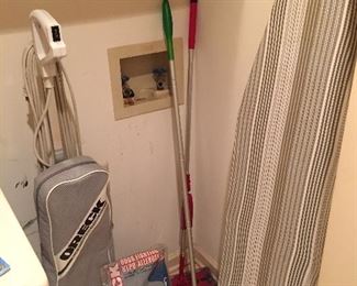 Oreck Vacuum Cleaner/Ironing Board/Swivel Sweeper