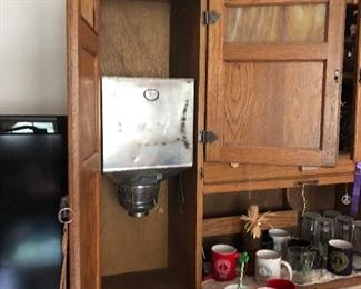 Vintage Hoosier Cabinet with flour sifter