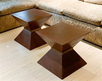 Geometric Side Tables (pair)