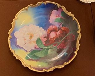 Hand Painted Coronet Limoges Plate
