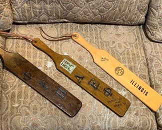 Vintage Fraternity Paddles