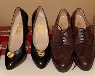 Designer Women's Shoes (including Salvatore Ferragamo & Stuart Weitzman - Sizes Range from 9 to 10)