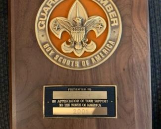 Scouting award sold