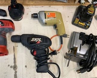 Various Power Drills, Jig Saw