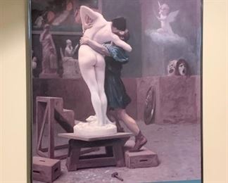 Lot #234 - $25 - Framed Metropolitan Museum of Art Poster (19th Century European Paintings & Sculpture Galleries)