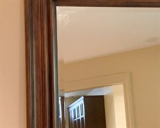 Lot #235 - $350 - Extra Large Wood Framed Floor Mirror
