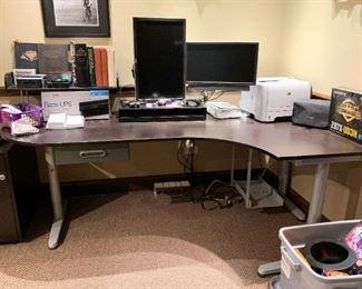 Corner Office Desk / Work Station, Office Supplies