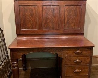 Lot #247 - $2,500 - Antique Secretary / Drop-Top Writing Desk (1800's) 