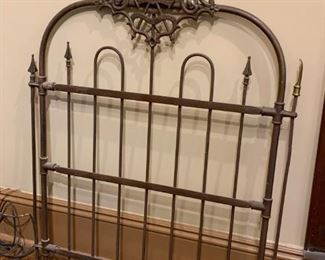 Lot #250 - $300 - Antique Iron "Buckeye" Gate