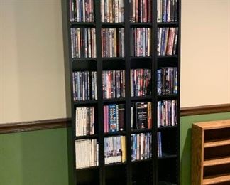 Tower Storage Shelves, DVD's