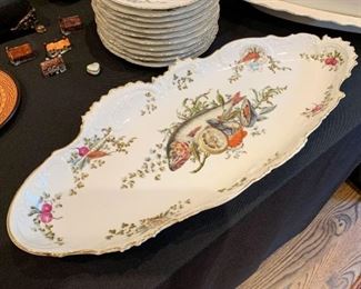 Hand Painted Fish Platter & Plates Set (Austria)