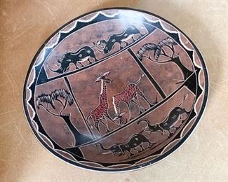 African Animals / Safari Motif Bowl