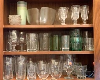 Glassware (Wine Glasses, Bar Glasses, Pint Glasses, Etc.)