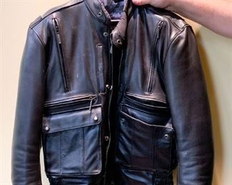 Men's Leather Motorcycle Jacket 