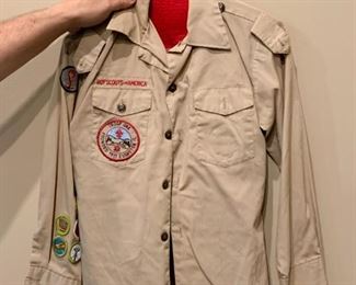 Boy Scout Shirt with Patches