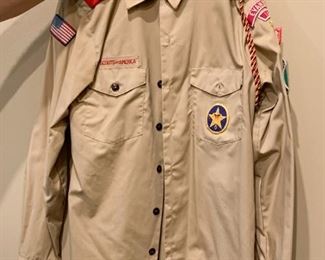 Boy Scout Shirt with Patches