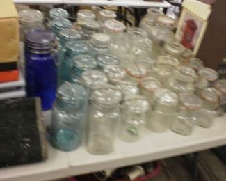 Huge assortment of mason jars! Price$40.00 set of 40+/-  OBO