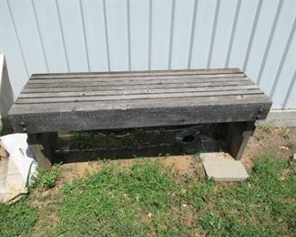 Outside bench-Price$10.00