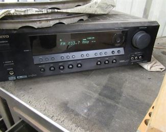 Onkyo Stereo TX-SR503  Works great! Plus 6 speakers Large to small Price$75.00 obo