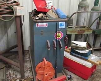 Rolling cabinet for use with torch-Price $50.00 obo