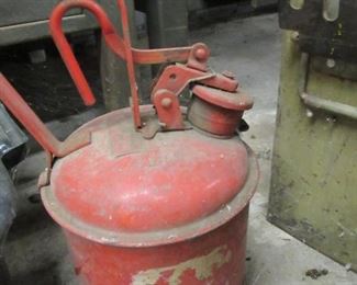 Antique gas can Price $25.00