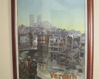 Vintage French poster" Verdun"