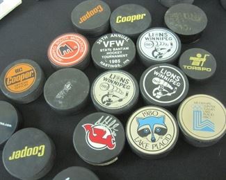 Hockey Puck collection.