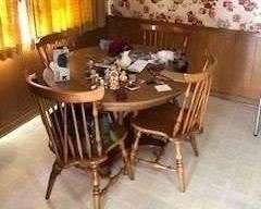 Estate Breakfast area table with 4 chairs