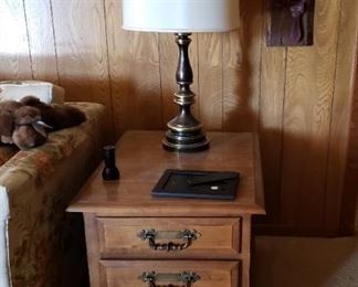 3 drawer end table