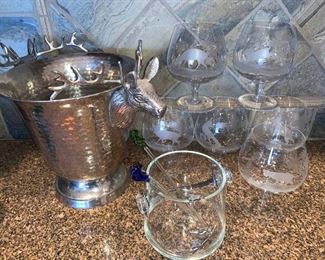 Wildlife Themed Wine Glasses and More https://ctbids.com/#!/description/share/352431