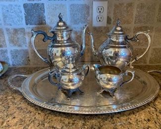 Silver Plate Tea Set https://ctbids.com/#!/description/share/352557