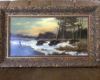 Signed Oil Painting H. Peters (?) https://ctbids.com/#!/description/share/352575