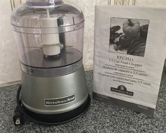 Item #24: Kitchen Aid food chopper $10