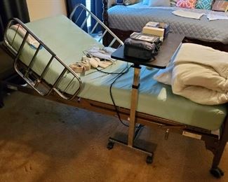 Hospital Bed; Bed Tray; Linens
