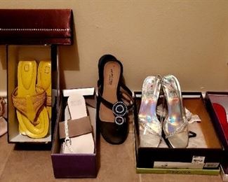 Barely Worn Woman's Shoes - Size 10 (most pairs still with Box