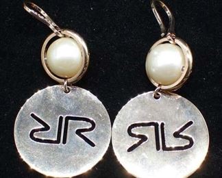 Rebecca Jewelry Goldtone Dangle Earrings