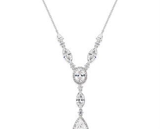 Eliot Danori Crystal Y-Neck Necklace