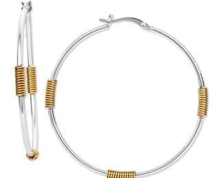 Giani Bernini Wire-Wrapped Hoop Earrings In Sterling