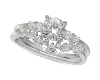 Giani Bernini Cubic Zirconia Bridal Set In Sterling