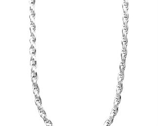 Giani Bernini Sterling Silver Necklace, 24" Diamond Cut
