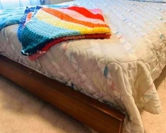 Mid Century Modern Full Sz Bed $95