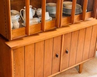Mid Century Modern Hutch $250