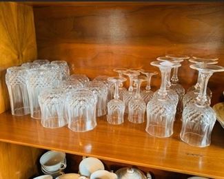 Crystal Glassware Set $35
