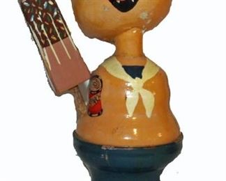 POP 037 POPEYE WOODEN BOBBLE HEAD