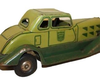 Green police chief car cropped