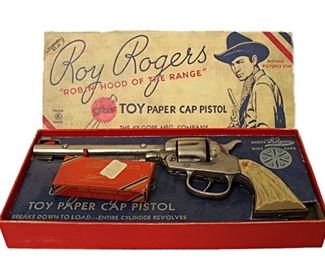 Roy Rogers paper cap pistol