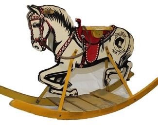Toy Tom Mix rocking horse cropped