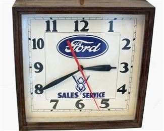 ADV CLOCK FORD